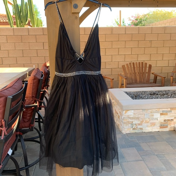 ✨ NWT ASOS Tulle Rhinestone Dress - Picture 5 of 8